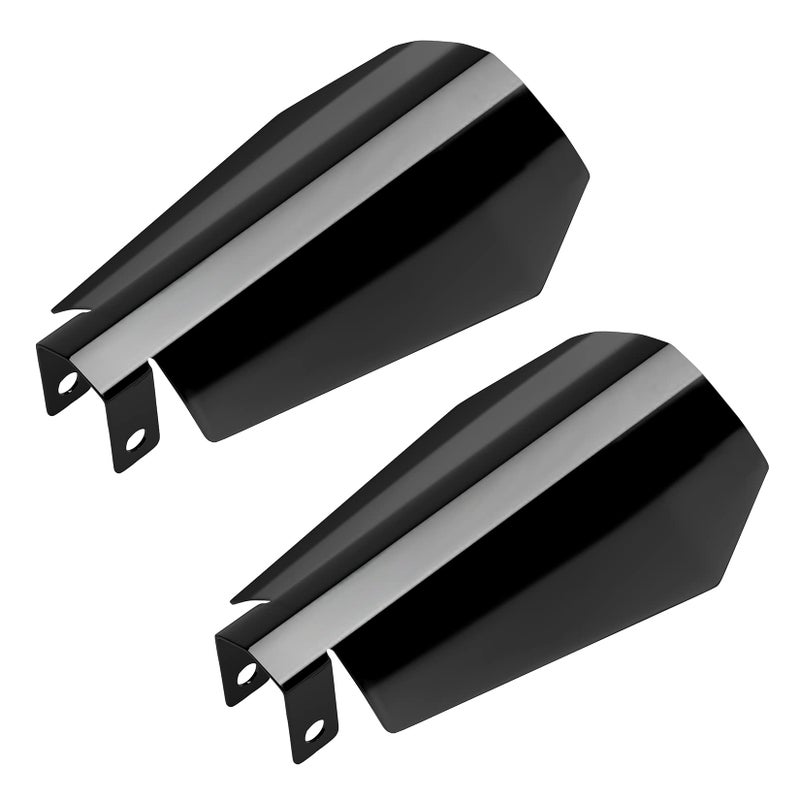 PBYMT Gloss Black Coffin Cut Handguards Hand Guards Compatible for Harley Davidson Touring Sportster Dyna 2006-2023 (Cable Clutch Style-Medium) - Image 1